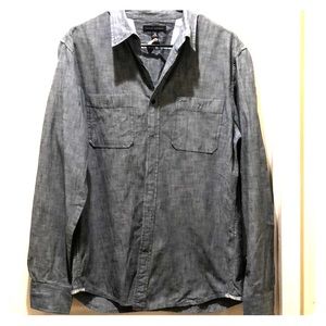 Banana Republic, dry cleaned. Men’s button up